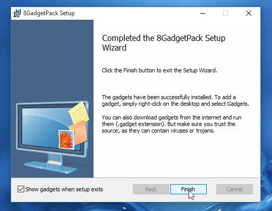 8GadgetPack - Gadgets for Windows 11 / 10 / 8.1 / 7